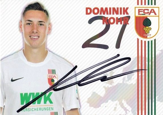 Autogramm Fussball | FC Augsburg | 2015 | Dominik KOHR