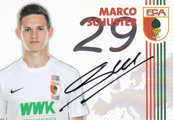 Autogramm Fussball | FC Augsburg | 2015 | Marco SCHUSTER