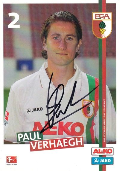 Autogramm Fussball | FC Augsburg | 2011 | Paul VERHAEGH