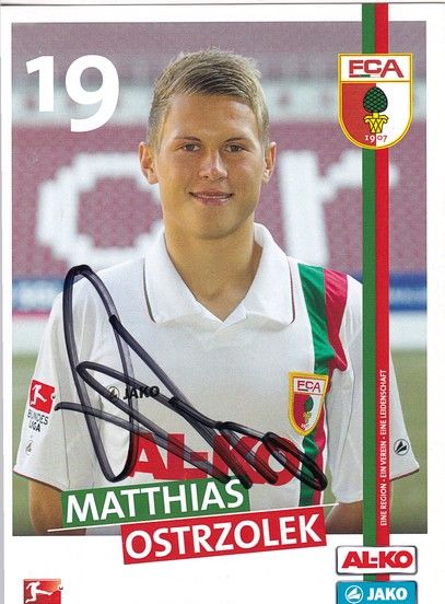Autogramm Fussball | FC Augsburg | 2011 | Matthias OSTRZOLEK