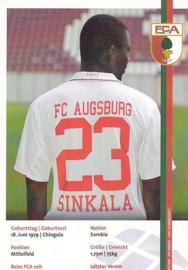 Autogramm Fussball | FC Augsburg | 2011 | Andrew SINKALA