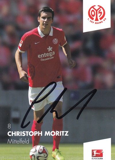 Autogramm Fussball | FSV Mainz 05 | 2014 | Christoph MORITZ
