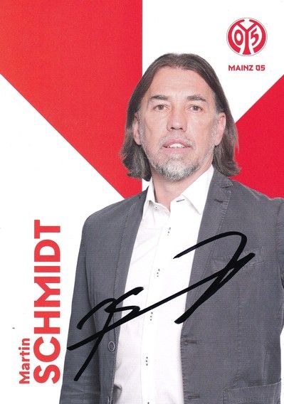Autogramm Fussball | FSV Mainz 05 | 2021 | Martin SCHMIDT