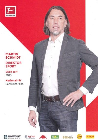 Autogramm Fussball | FSV Mainz 05 | 2021 | Martin SCHMIDT