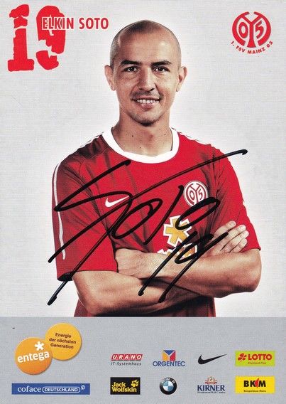 Autogramm Fussball | FSV Mainz 05 | 2010 | Elkin SOTO