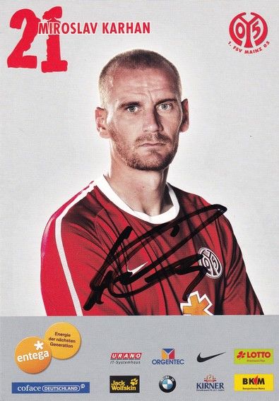 Autogramm Fussball | FSV Mainz 05 | 2010 | Miroslav KARHAN