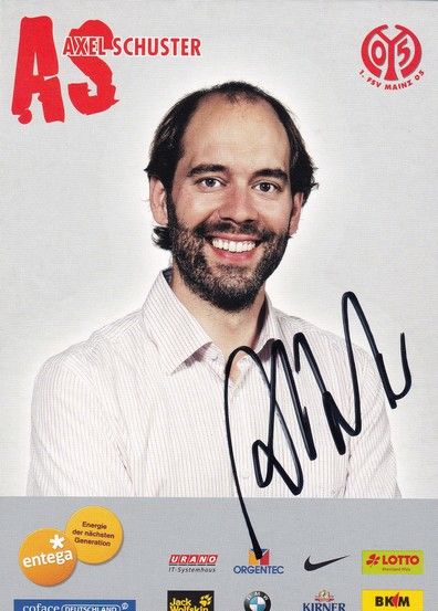 Autogramm Fussball | FSV Mainz 05 | 2010 | Axel SCHUSTER