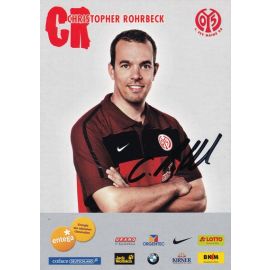 Autogramm Fussball | FSV Mainz 05 | 2010 | Christopher ROHRBECK