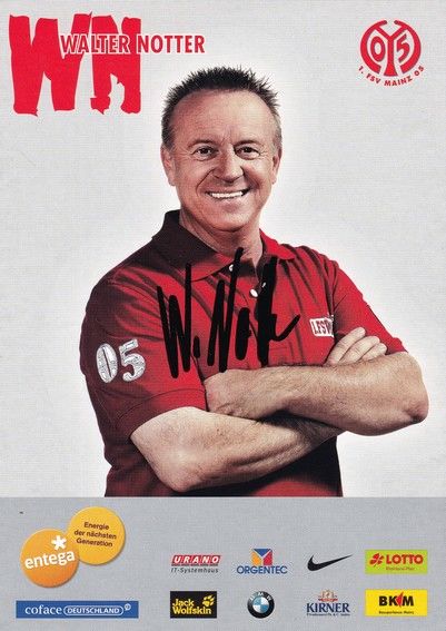 Autogramm Fussball | FSV Mainz 05 | 2010 | Walter NOTTER