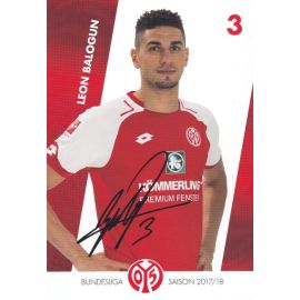 Autogramm Fussball | FSV Mainz 05 | 2017 | Leon BALOGUN