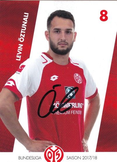 Autogramm Fussball | FSV Mainz 05 | 2017 | Levin ÖZTUNALI