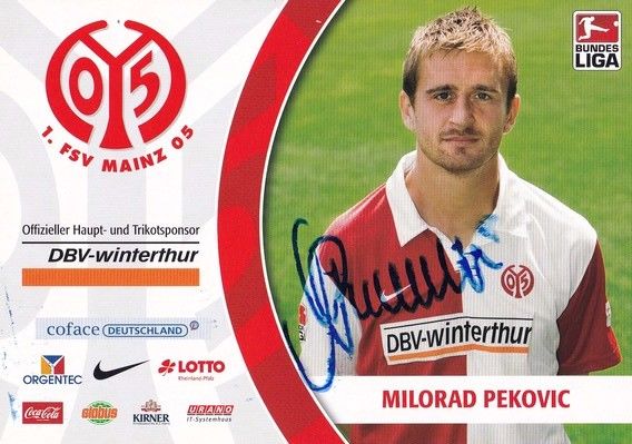 Autogramm Fussball | FSV Mainz 05 | 2008 | Milorad PEKOVIC