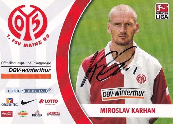 Autogramm Fussball | FSV Mainz 05 | 2008 | Miroslav KARHAN 