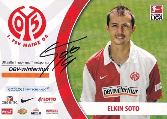Autogramm Fussball | FSV Mainz 05 | 2008 | Elkin SOTO 