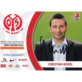 Autogramm Fussball | FSV Mainz 05 | 2008 | Christian HEIDEL