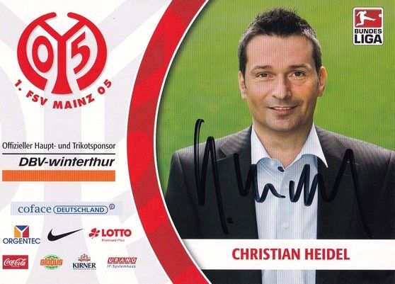 Autogramm Fussball | FSV Mainz 05 | 2008 | Christian HEIDEL