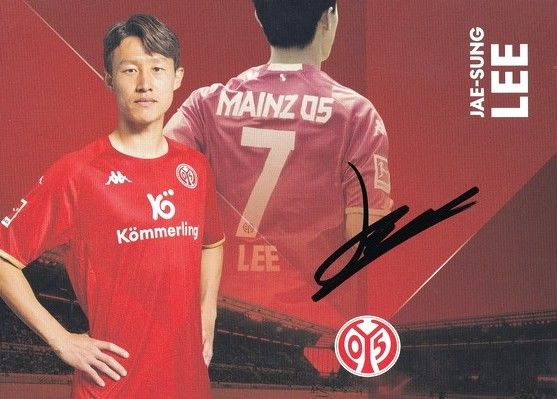 Autogramm Fussball | FSV Mainz 05 | 2022 | Jae-Sung LEE