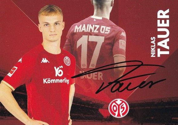 Autogramm Fussball | FSV Mainz 05 | 2022 | Niklas TAUER