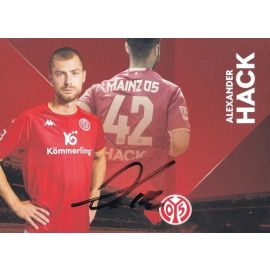 Autogramm Fussball | FSV Mainz 05 | 2022 | Alexander HACK
