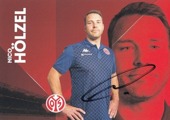 Autogramm Fussball | FSV Mainz 05 | 2022 | Nico HÖLZEL