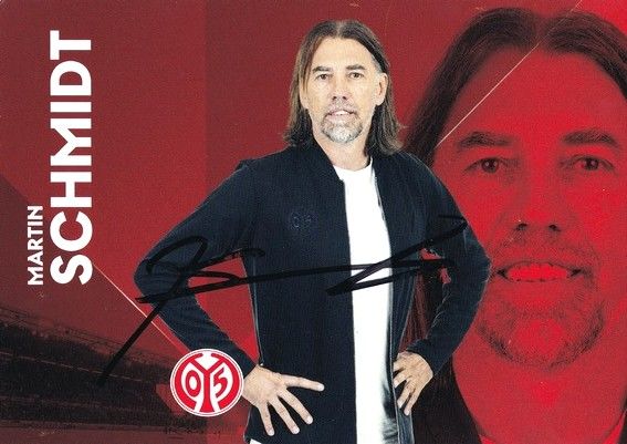 Autogramm Fussball | FSV Mainz 05 | 2022 | Martin SCHMIDT
