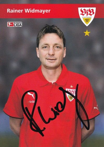 Autogramm Fussball | VfB Stuttgart | 2008 | Rainer WIDMAYER
