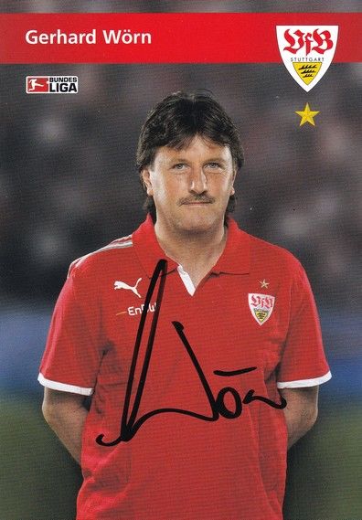 Autogramm Fussball | VfB Stuttgart | 2008 | Gerhard WÖRN
