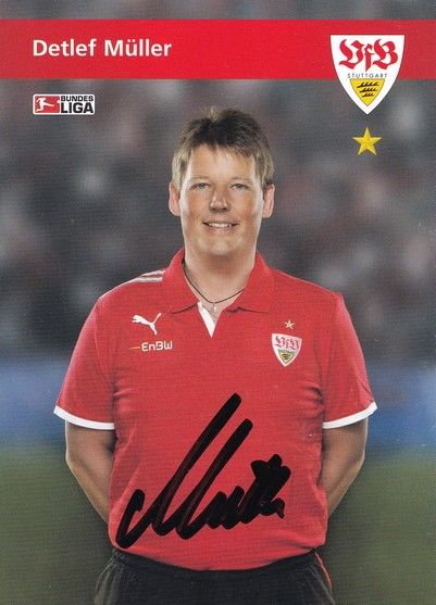 Autogramm Fussball | VfB Stuttgart | 2008 | Detlef MÜLLER