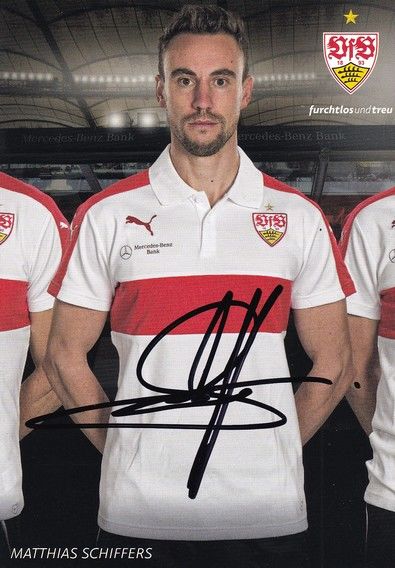Autogramm Fussball | VfB Stuttgart | 2016 | Matthias SCHIFFERS