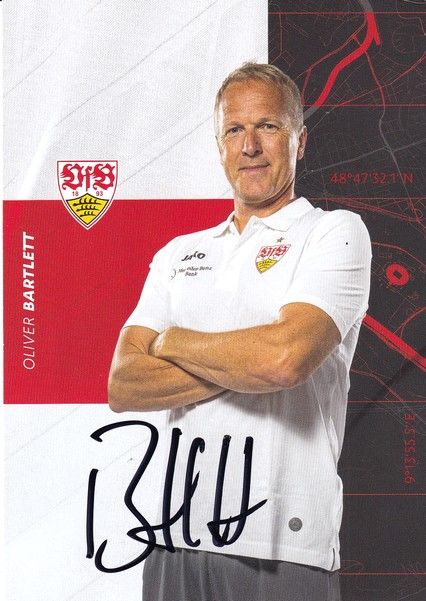 Autogramm Fussball | VfB Stuttgart | 2020 | Oliver BARTLETT