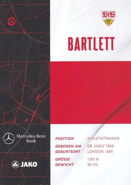 Autogramm Fussball | VfB Stuttgart | 2020 | Oliver BARTLETT