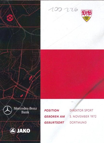 Autogramm Fussball | VfB Stuttgart | 2020 | Sven MISLINTAT