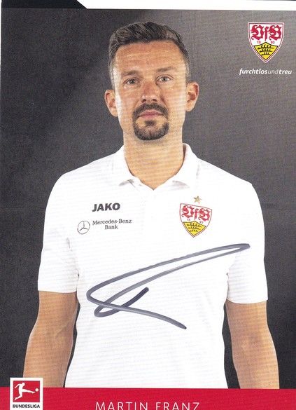 Autogramm Fussball | VfB Stuttgart | 2021 | Martin FRANZ