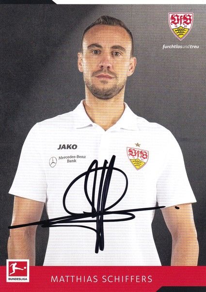 Autogramm Fussball | VfB Stuttgart | 2021 | Matthias SCHIFFERS