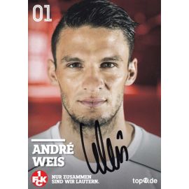 Autogramm Fussball | 1. FC Kaiserslautern | 2016 | Andre WEIS