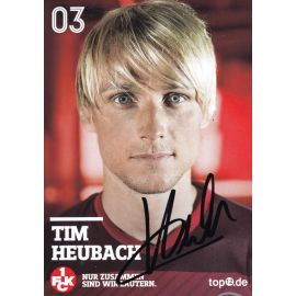 Autogramm Fussball | 1. FC Kaiserslautern | 2016 | Tim HEUBACH