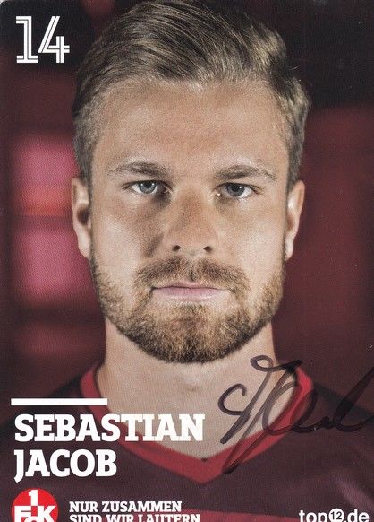 Autogramm Fussball | 1. FC Kaiserslautern | 2016 | Sebastian JACOB