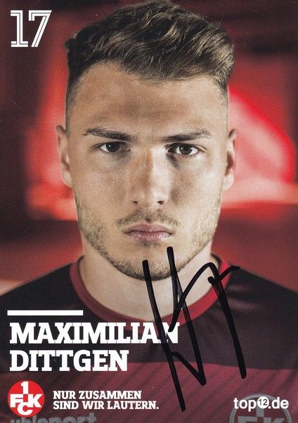 Autogramm Fussball | 1. FC Kaiserslautern | 2016 | Maximilian DITTGEN