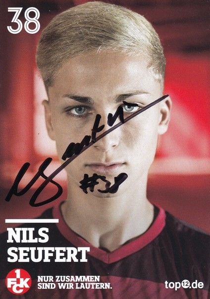 Autogramm Fussball | 1. FC Kaiserslautern | 2016 | Nils SEUFERT