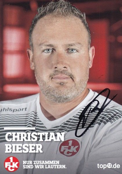 Autogramm Fussball | 1. FC Kaiserslautern | 2016 | Christian BIESER