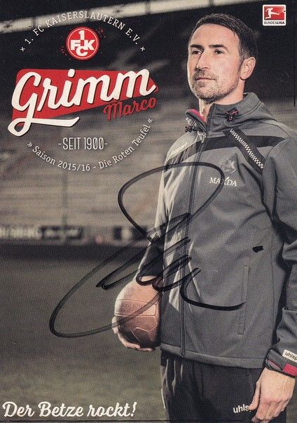 Autogramm Fussball | 1. FC Kaiserslautern | 2015 | Marco GRIMM