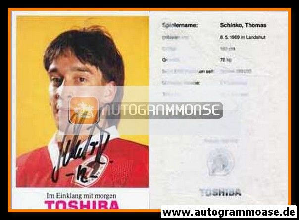 Autogramm Eishockey | BSC Preussen Berlin | 1991 | Thomas SCHINKO