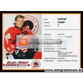 Autogramm Eishockey | BSC Preussen Berlin | 1993 | Josef LEHNER