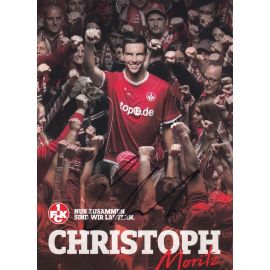 Autogramm Fussball | 1. FC Kaiserslautern | 2017 | Christoph MORITZ