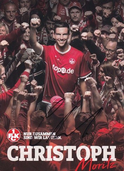 Autogramm Fussball | 1. FC Kaiserslautern | 2017 | Christoph MORITZ