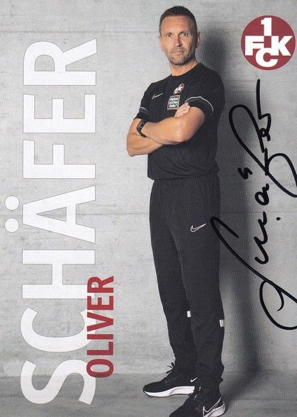 Autogramm Fussball | 1. FC Kaiserslautern | 2021 | Oliver SCHÄFER