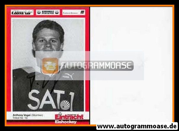 Autogramm Eishockey | Eintracht Frankfurt | 1990-2 | Anthony VOGEL