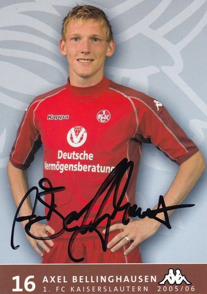 Autogramm Fussball | 1. FC Kaiserslautern | 2005 | Axel BELLINGHAUSEN