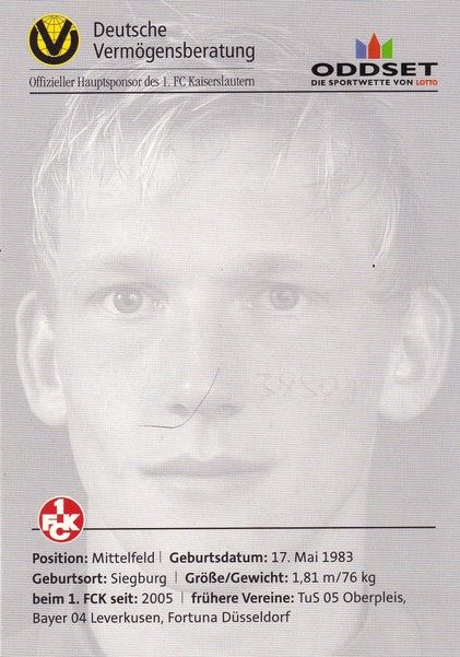 Autogramm Fussball | 1. FC Kaiserslautern | 2005 | Axel BELLINGHAUSEN