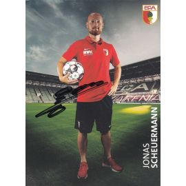 Autogramm Fussball | FC Augsburg | 2018 | Jonas SCHEUERMANN